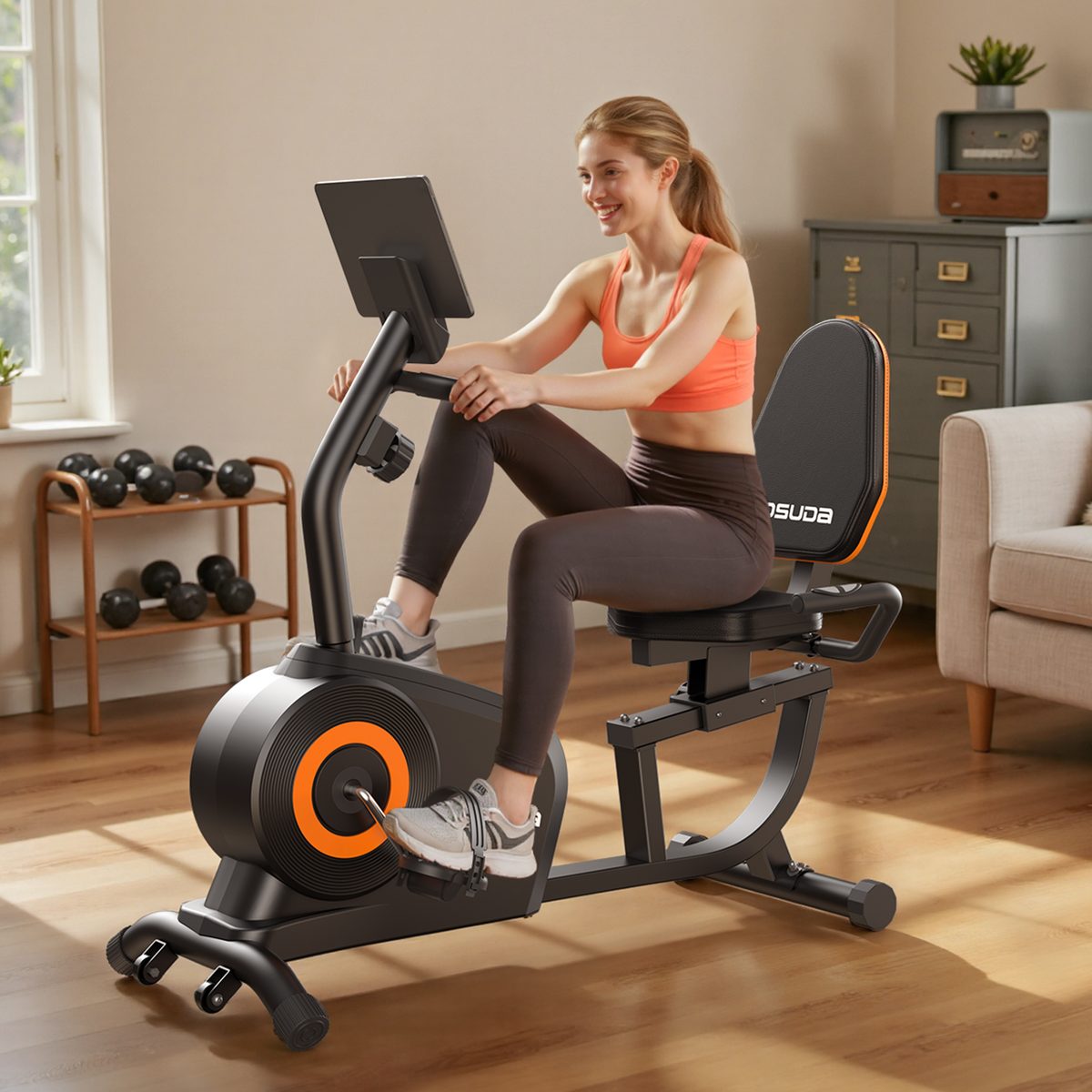 Sit back at home with YOSUDA recumbent bikes