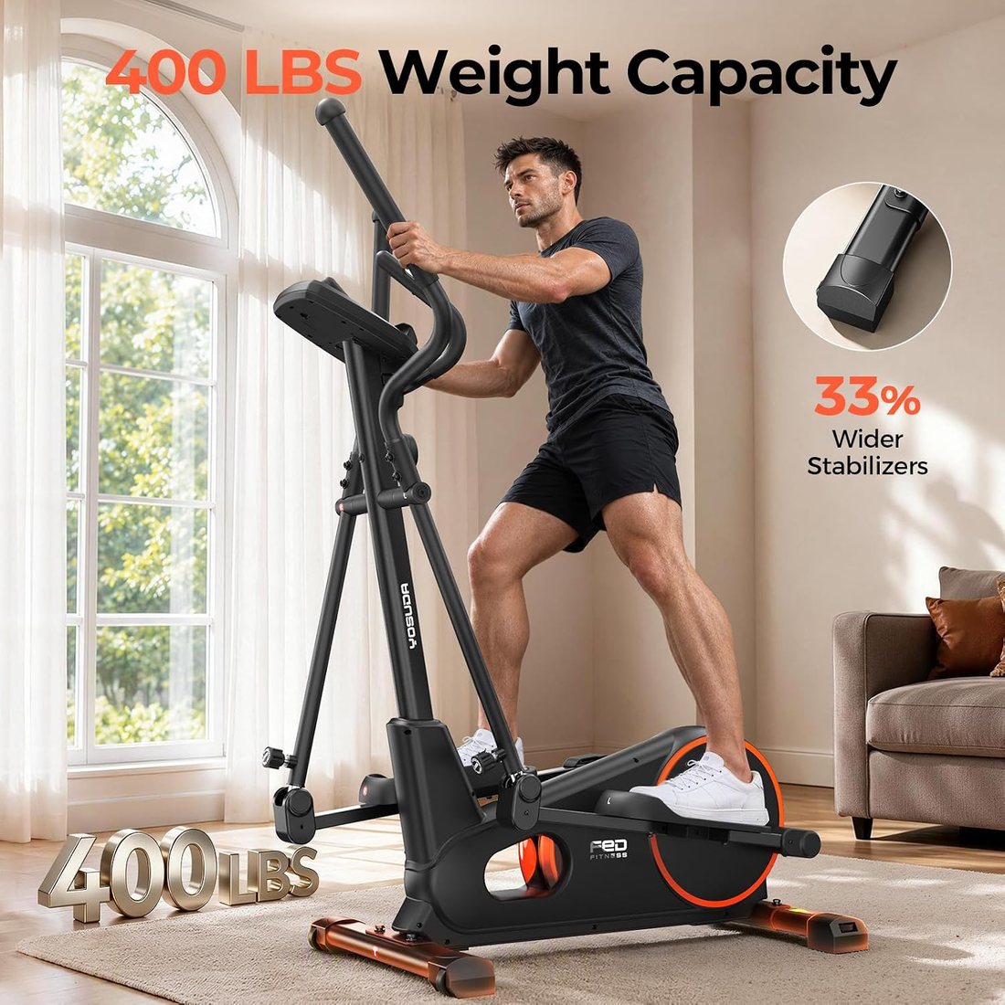 3-Level Incline Elliptical EM6 view 6