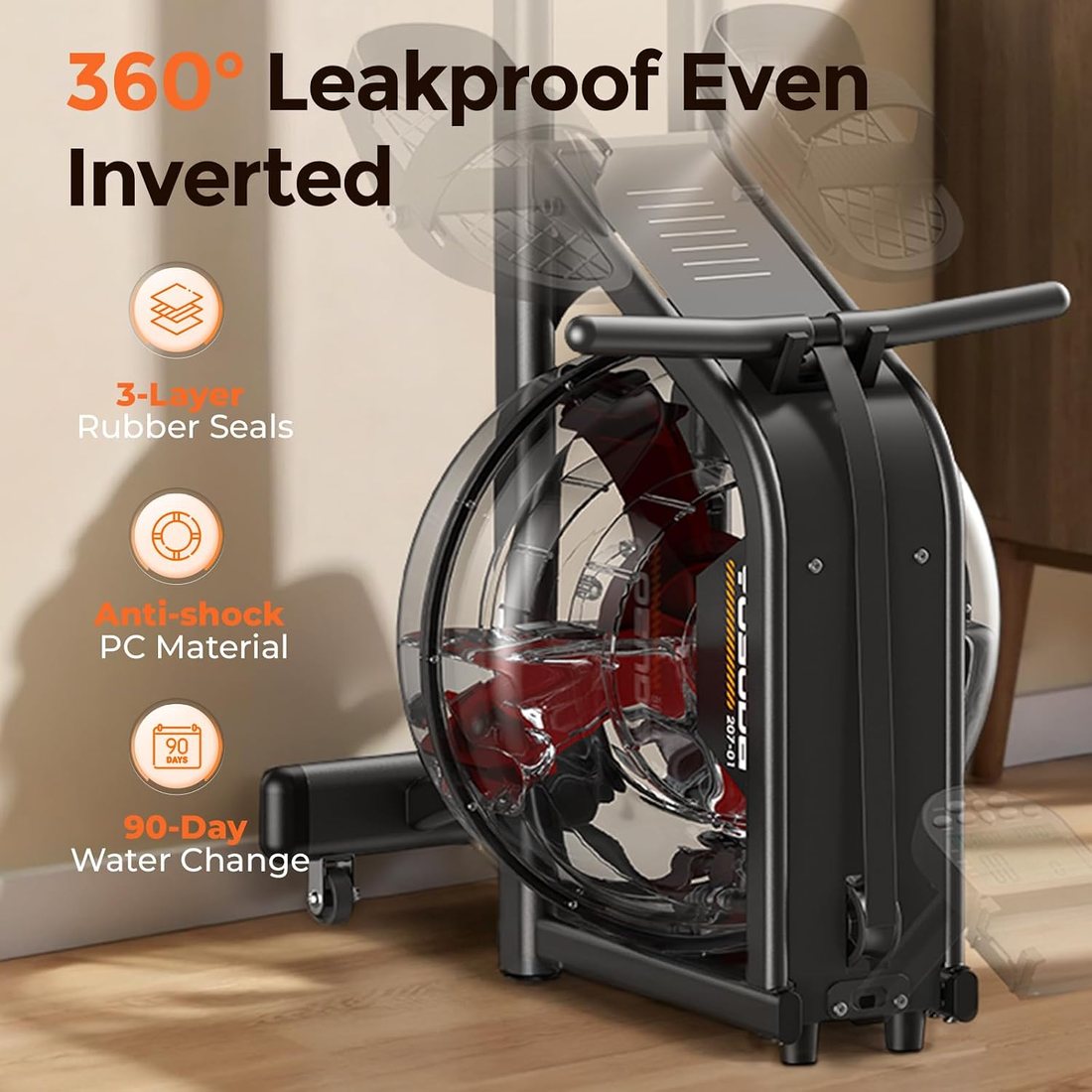 Aluminum Water Rower RW-207 view 5