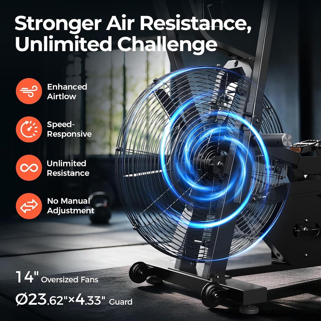 Dual-Drive Smart Air Bike view 4