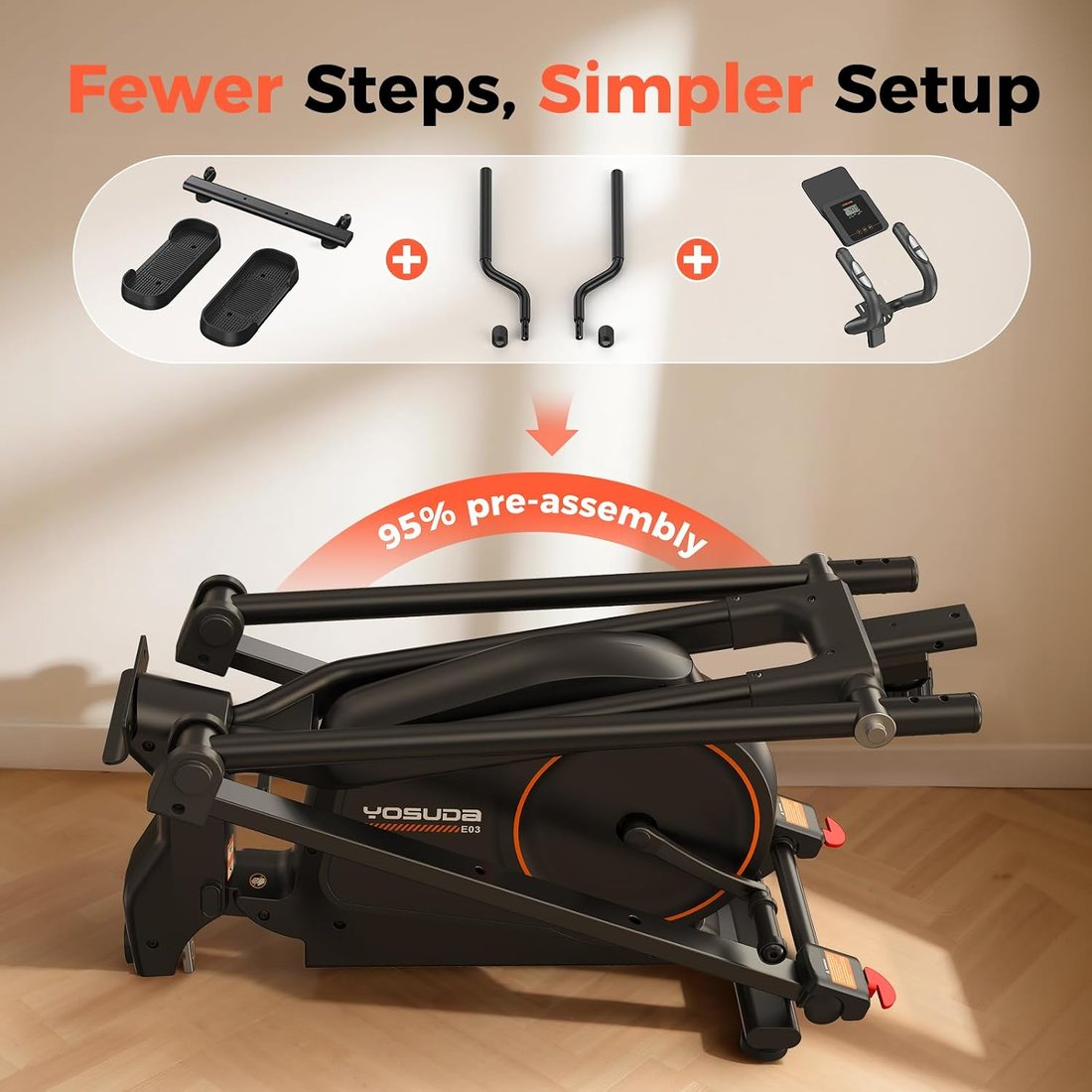 Foldable Compact Elliptical view 5