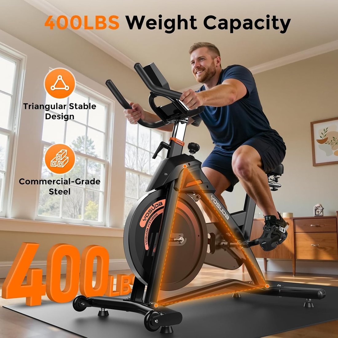 Light Commercial Exercise Bike L-007C view 4