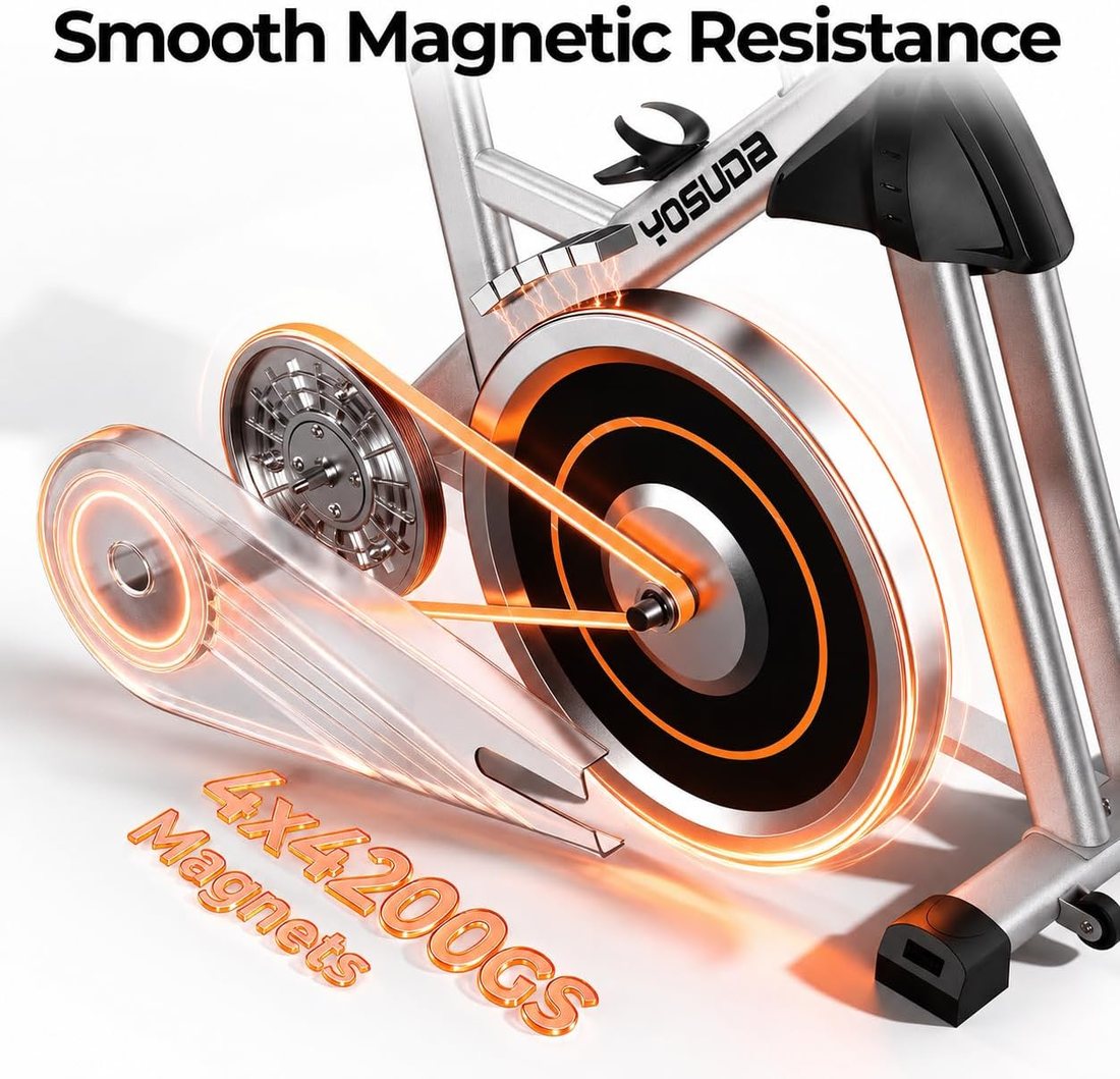 Magnetic Exercise Bike 002C view 4