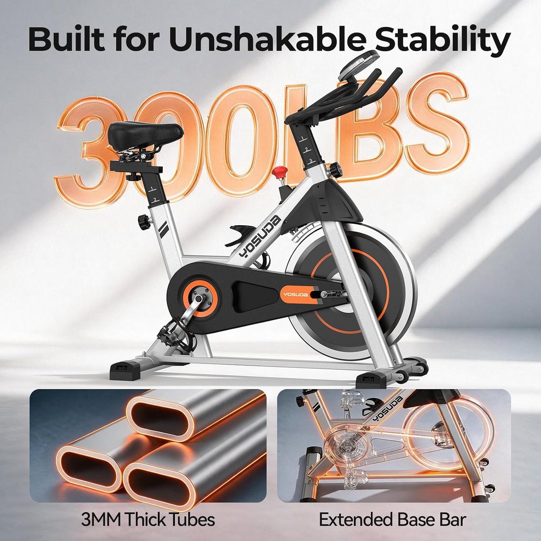 Magnetic Exercise Bike 002C view 5