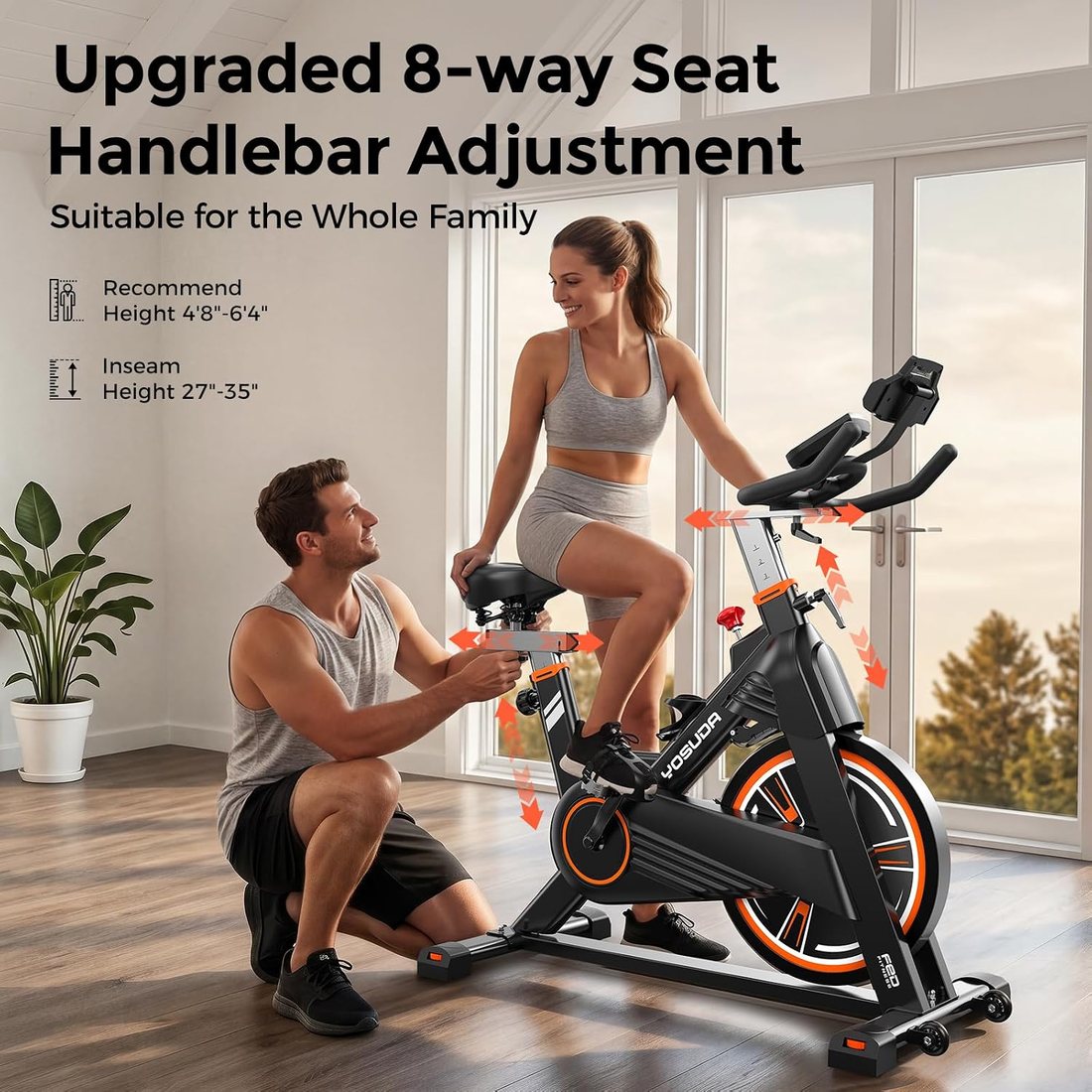 PRO Magnetic Exercise Bike L-010C view 4
